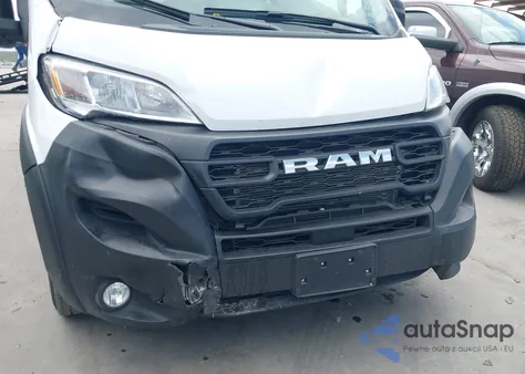 2024 Ram Promaster 2500 Tradesman High Roof 159 Wb W/Pass Seat from USA, damaged, VIN 3C6LRVDG0RE137779